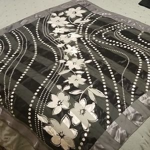 Black, White, & Silver Scarf